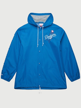 Blue Dodgers Coaches Hooded Windbreaker Jacket